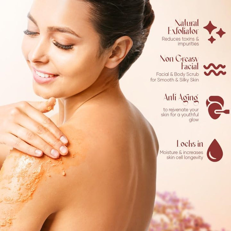 Himalayan Salt Body Scrub with Collagen & Rose Oil - Twin Pack (12 Oz X 2)